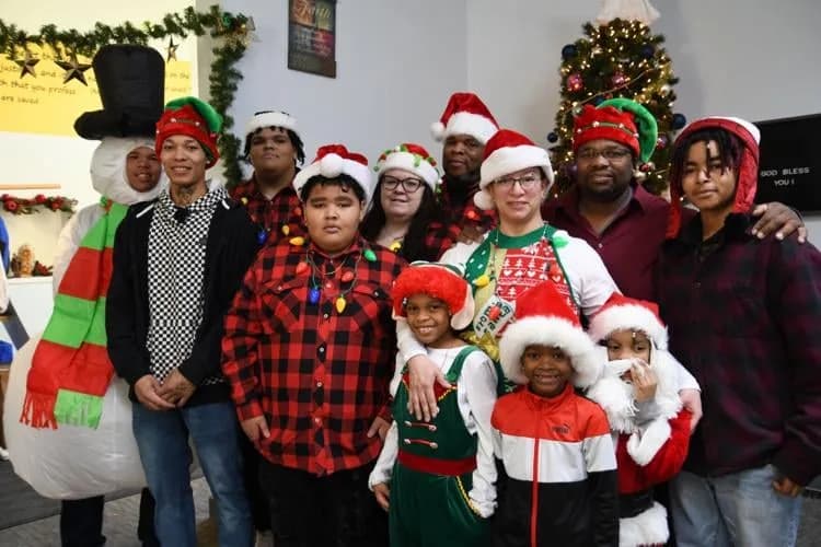 Monique-A-Wish holiday assistance event serving families in Emporia, Kansas